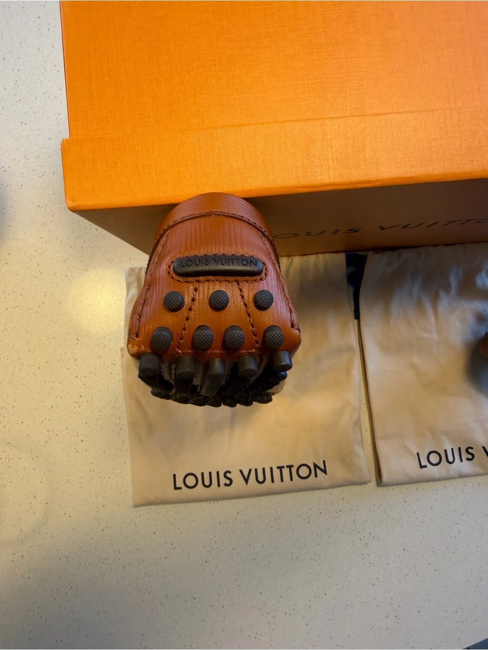 Louis Vuitton distinctive orange
